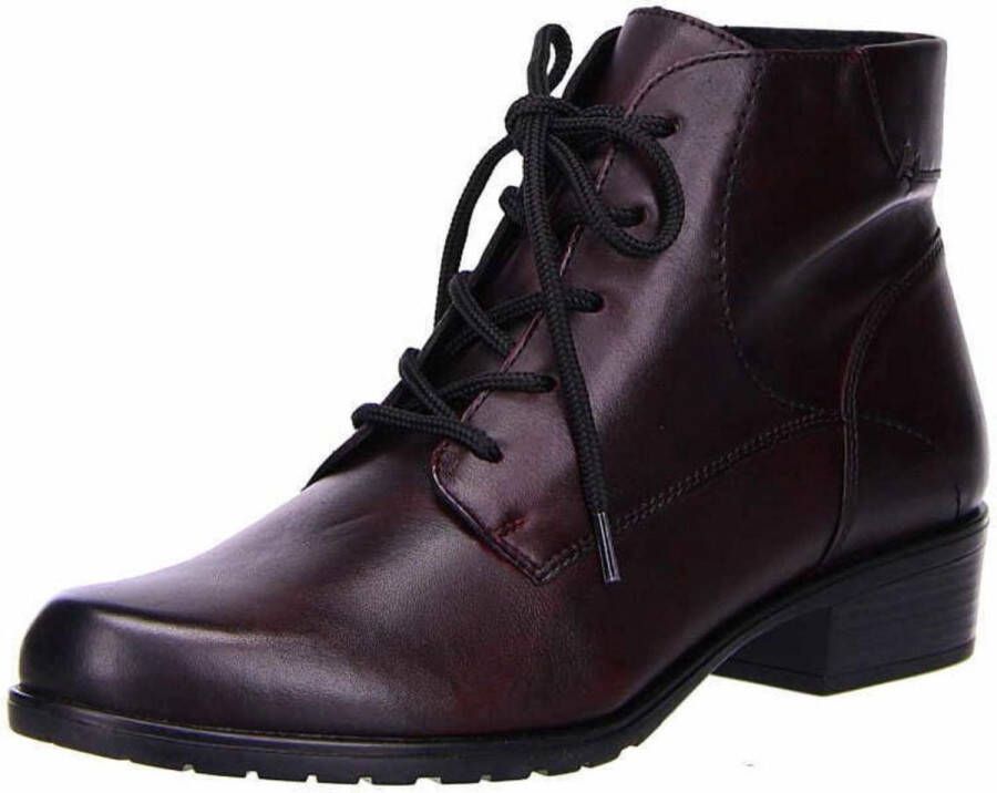 Remonte Rode Gesloten Booties Dames Enkellaarzen Red Dames