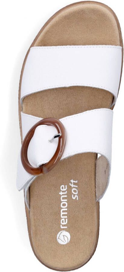 Remonte Slippers sleehak zomerschoen pantoffels met decoratieve gesp