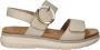 Remonte Licht Grijze Leren Dames Sandalen Licht Grijs - Thumbnail 5