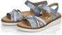 Remonte Sandalen sleehak zomerschoen sandalette met uitneembare zachte inlegzool - Thumbnail 1