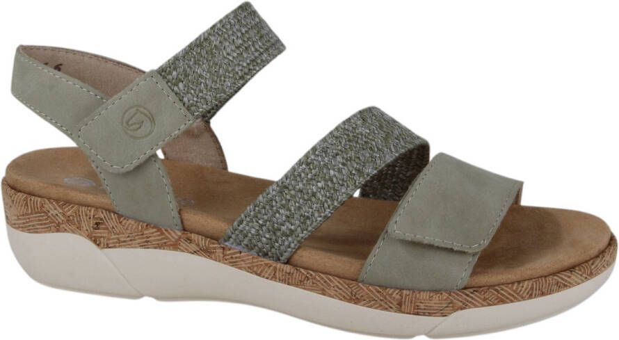 Remonte Sleehaksandaaltjes riemchensandaal comfortabele schoen zomerschoen met zacht voetbed