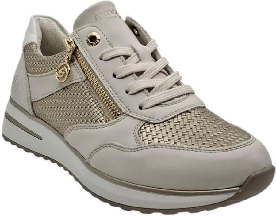 Remonte Alabama Denali D1G08-60 beige-gouden dames sneaker