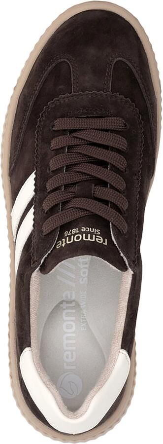 REMONTE Sneakers laag chocoladebruin wit - Foto 4