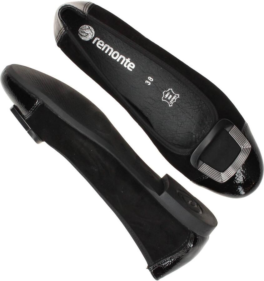 Remonte Ballerina's Dames Zwart