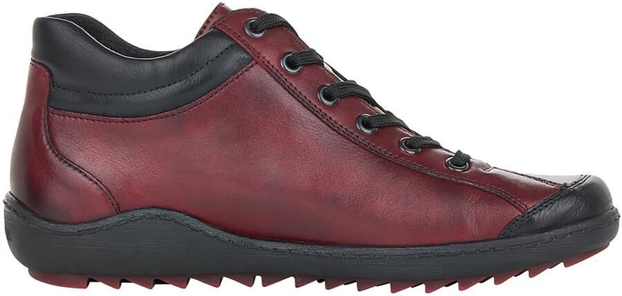 Remonte Veterschoenen flats comfortschoenen laarzen met zijrits