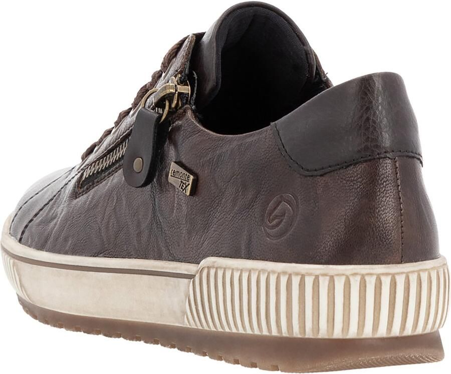 Remonte Plateausneakers vrijetijdsschoen lage schoen veterschoen met buitenrits