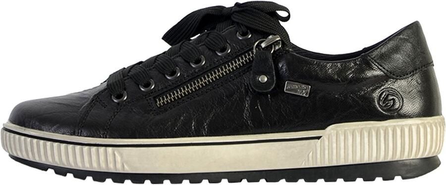 Remonte Plateausneakers vrijetijdsschoen lage schoen veterschoen met buitenrits - Foto 3