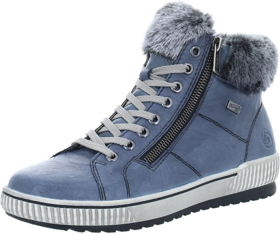 Remonte Winterlaarzen plateau outdoorschoen veterschoenen met waterafstotende tex-membraan