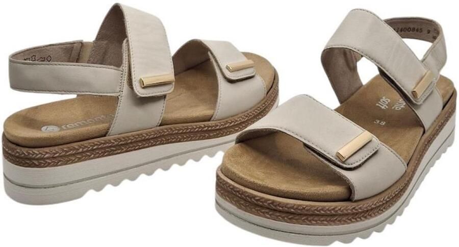 Remonte D0Q59-61 Beige Comfort Sandaal Dames