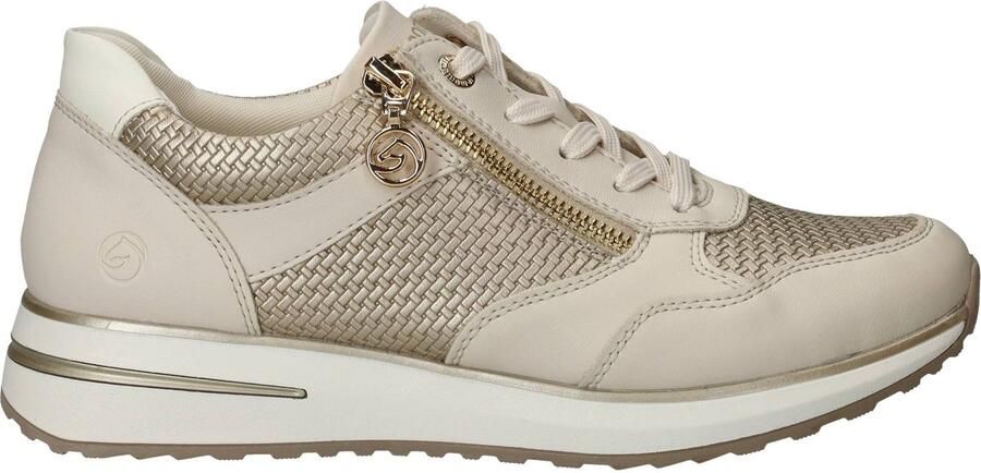 Remonte D1G08-60 Sneakers Beige Leer Dames Beige