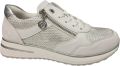 Remonte D1G08-80 Sneakers Wit Zilver Leer Dames Wit - Wit
