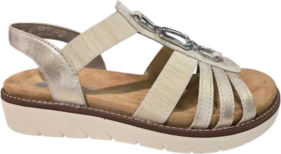 Remonte D2041-90 Sandalen Beige Leer Dames Beige