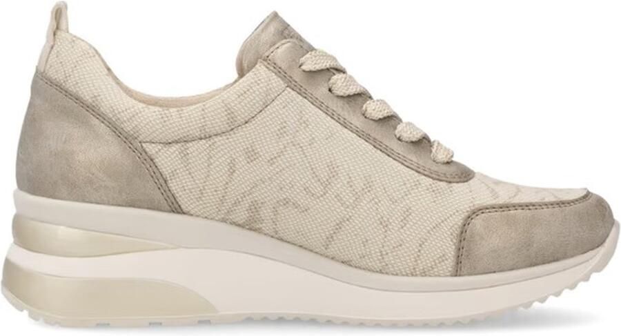 Remonte D2401-61 Sneakers met sleehak rits en veters uitneembare zool