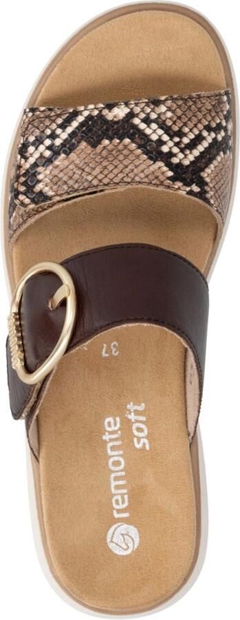 Remonte D2K57-25 slippers klittenband gesp uitneembare zool