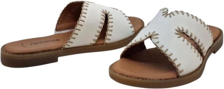 Remonte D3645-80 Weiss Slipper Comfortabele Damesslipper