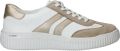 Remonte D3E00-80 Sneakers Wit Beige Goud Leer Dames Wit - Wit