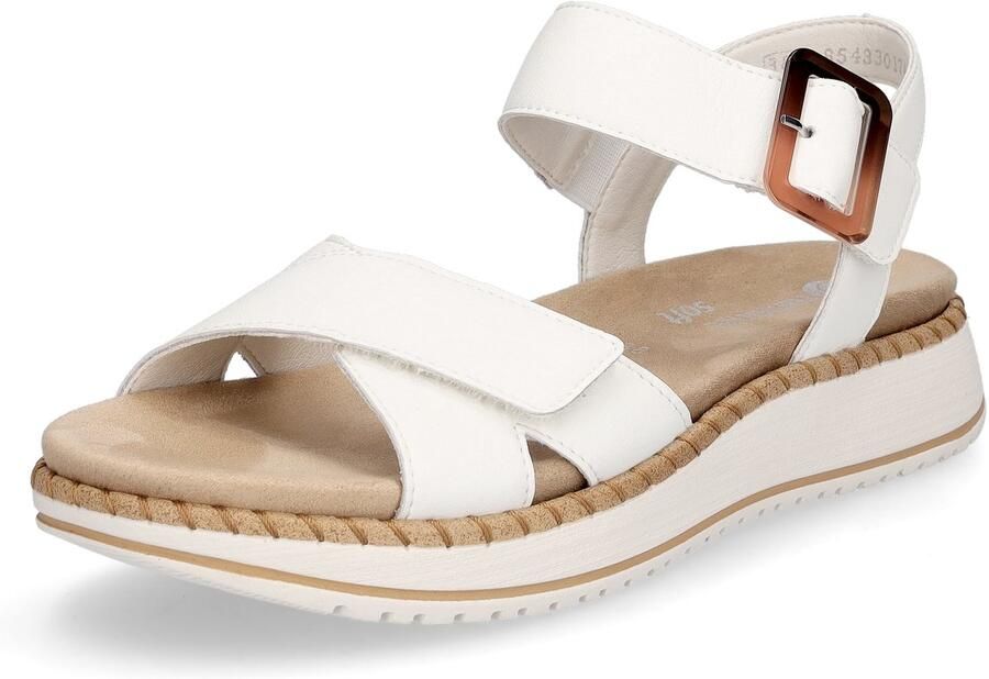 Remonte Sandalen Plat Sandalen Plat Gebroken wit - Foto 2