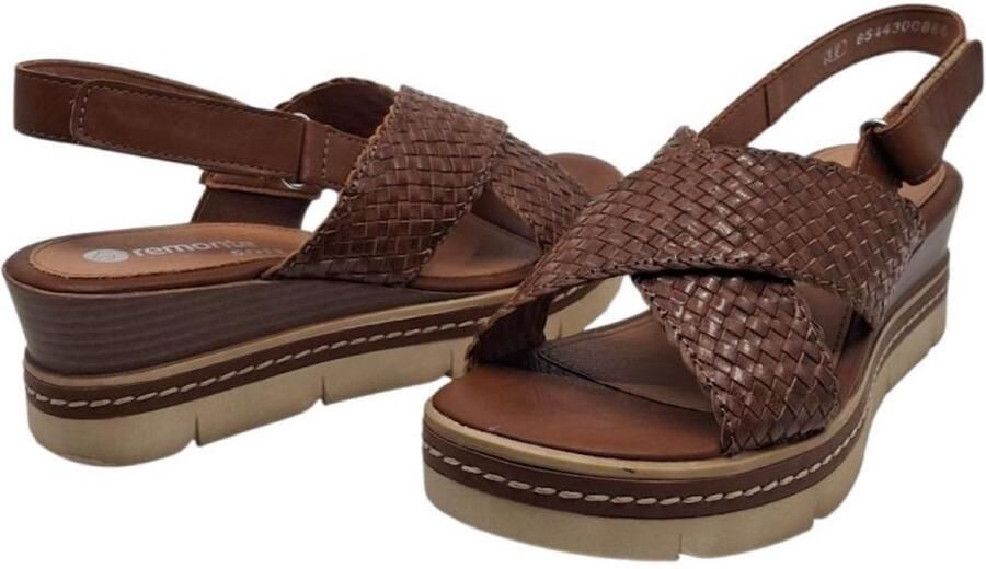 Remonte D6463-80 Wit Slipper met velcro