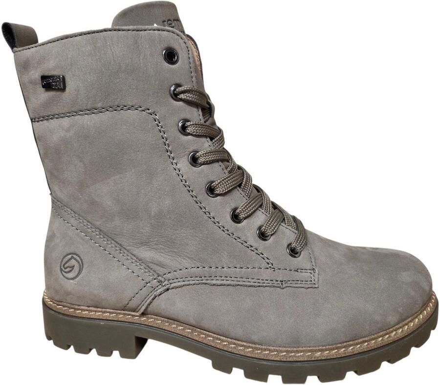 Remonte D8489-42 enkellaarzen Grijs Leer Dames Grijs