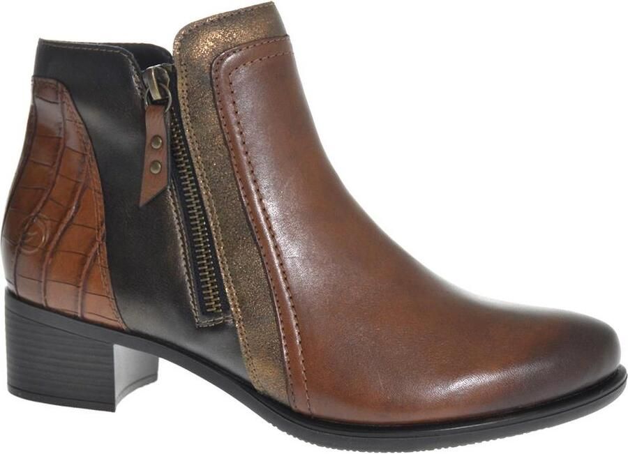 Remonte Enkellaarsjes Hak Enkellaarsjes Hak cognac - Foto 3