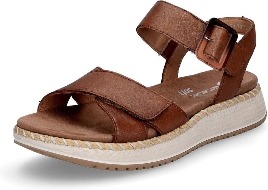 Remonte D3J52-24 Sandalen Bruin Leer Dames Bruin