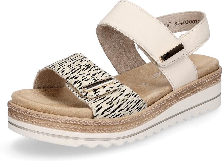 Remonte dames sandalen beige multi