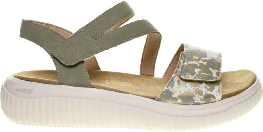 Remonte Dames Sandalen Groen Light Sole