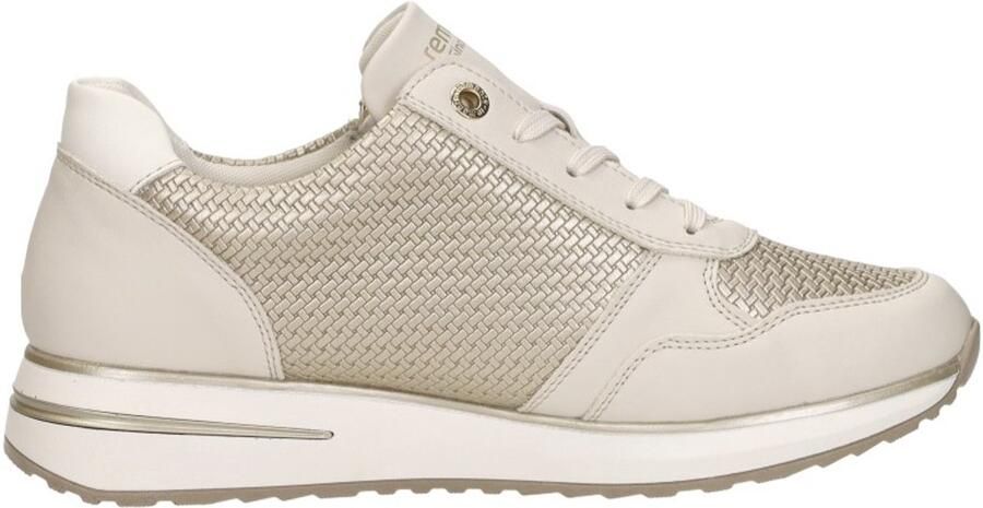 Remonte D1G08-60 Sneakers Beige Leer Dames Beige