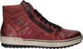 Remonte Veterschoenen platform lace-up ankle boots in crash look - Rood