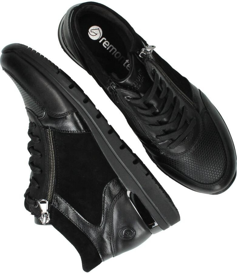 Remonte Dames Veterboot R6776-02 Zwart - Foto 2