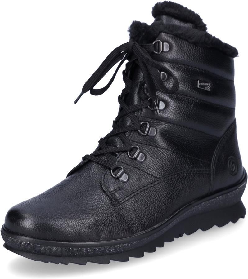 Remonte dames veterboot zwart