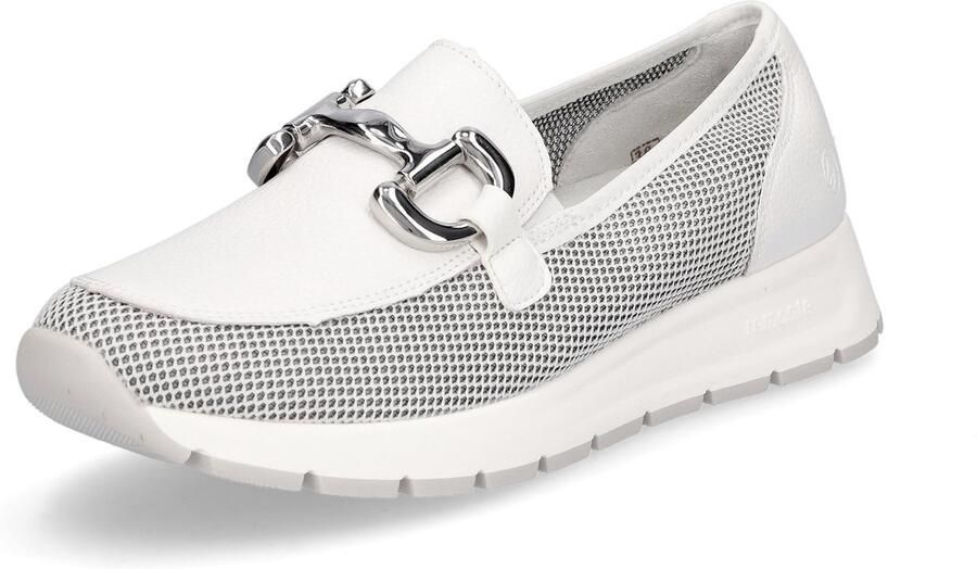 Remonte dames veterschoenen wit