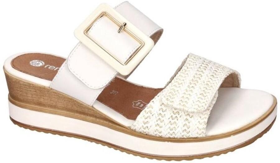 Remonte -Dames wit slippers & muiltjes