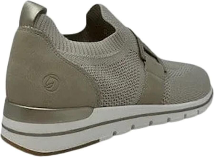 Remonte Slip-on sneakers vrijetijdsschoen lage schoen slipper met elastische band aan de schacht