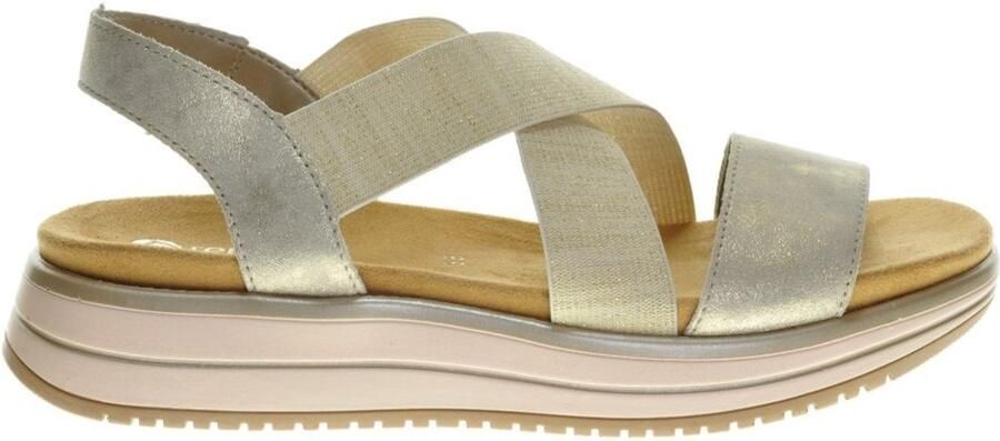 Remonte Goud Sandalen Kruis