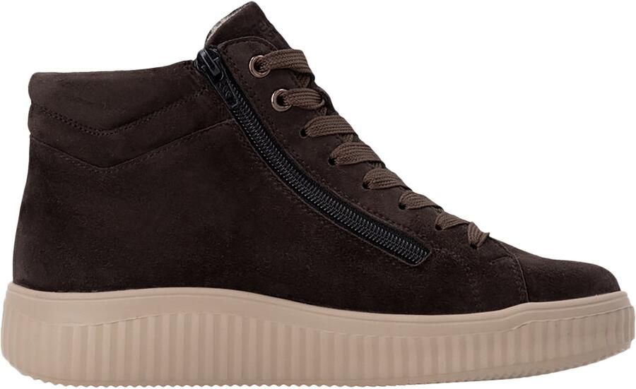 REMONTE Sneakers hoog beige donkerbruin