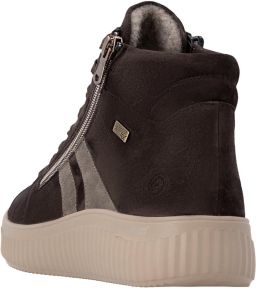 REMONTE Sneakers hoog beige donkerbruin