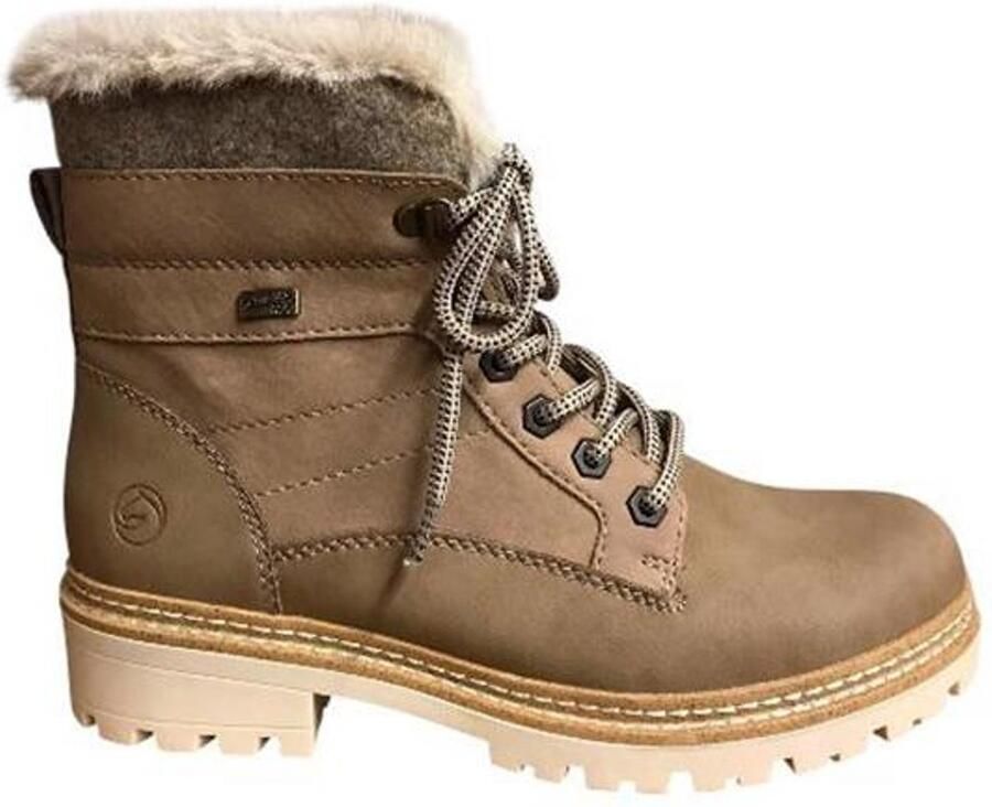 Remonte Winterlaarsjes Elisabeth Hurley-Collection Veterboots met waterafstotend TEX-membraan en fiber grip