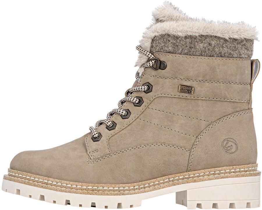 Remonte Winterlaarsjes Elisabeth Hurley-Collection Veterboots met waterafstotend TEX-membraan en fiber grip