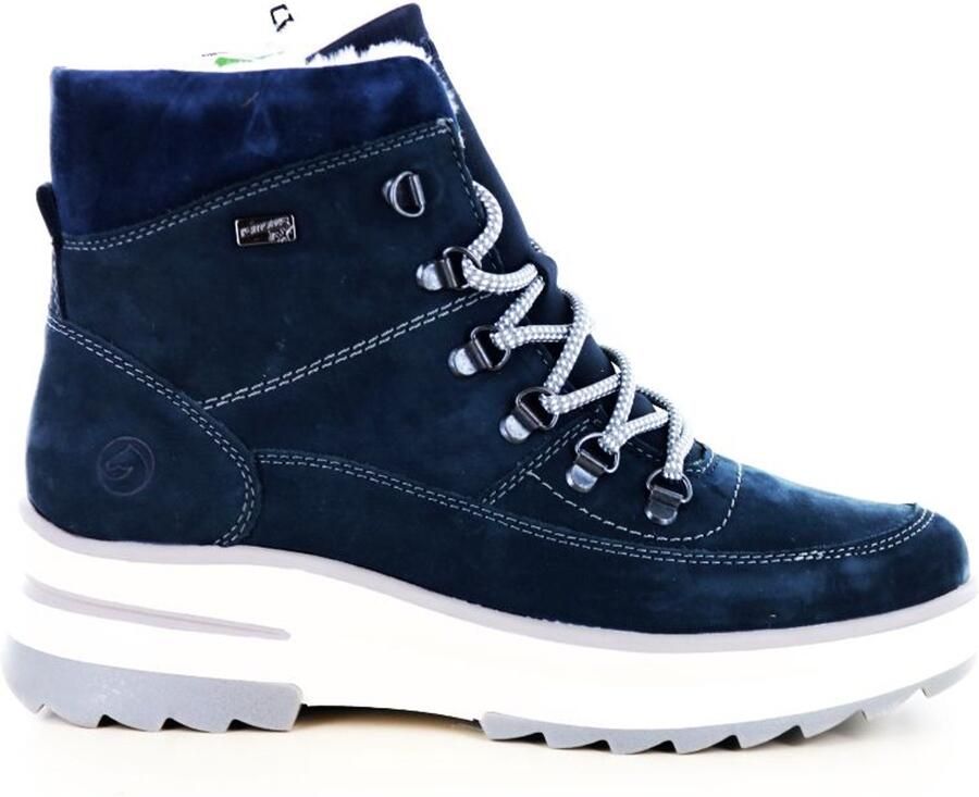 Remonte D2B74-14 dames laarzen donkerblauw