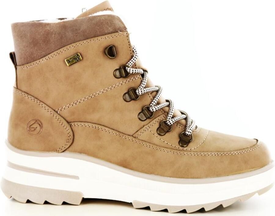 REMONTE Veterlaarzen beige camel lichtbruin - Foto 6