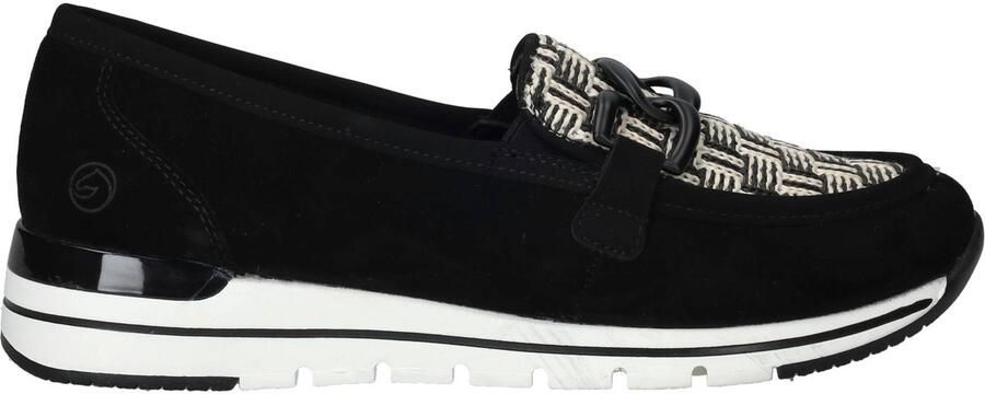 Remonte Instappers Dames Zwart