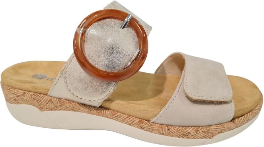 Remonte Slippers sleehak zomerschoen instapschoen met verwisselbaar voetbed - Foto 2