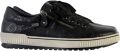 Remonte Plateausneakers vrijetijdsschoen lage schoen veterschoen met buitenrits - Zwart