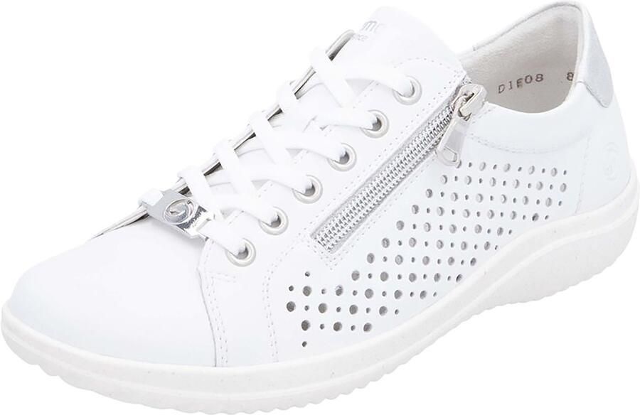 Remonte Lage leren sneakers uit ila - Foto 3