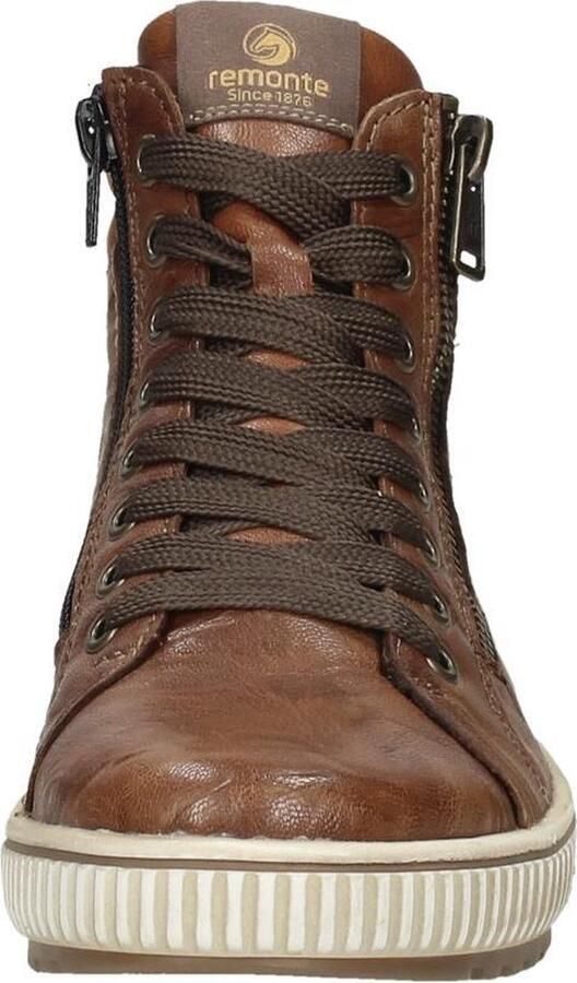 Remonte Veterlaarsjes blokhak laarsjes veterschoenen flats in used look - Foto 16