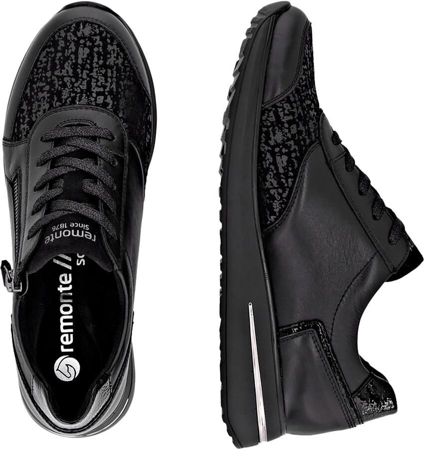Remonte Minato-sneakers met veters en rits - Foto 3