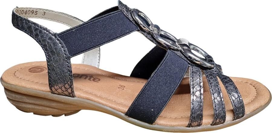 Remonte Sandalen sleehak zomerschoen sandaal met elastische banden