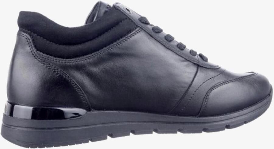 Remonte R6775-00 zwarte halfhoge schoenen rits en veters