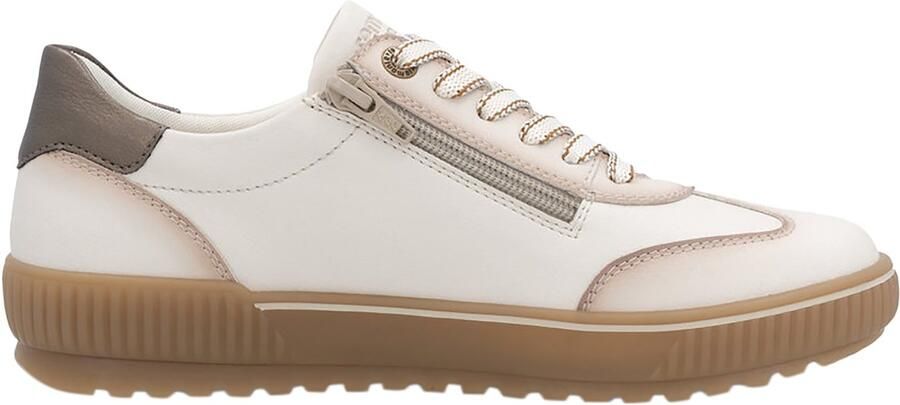 REMONTE Sneakers laag crème bruin